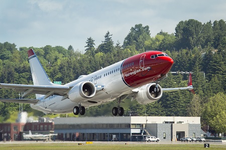 Norwegian Airlines Boeing 737 MAX 8