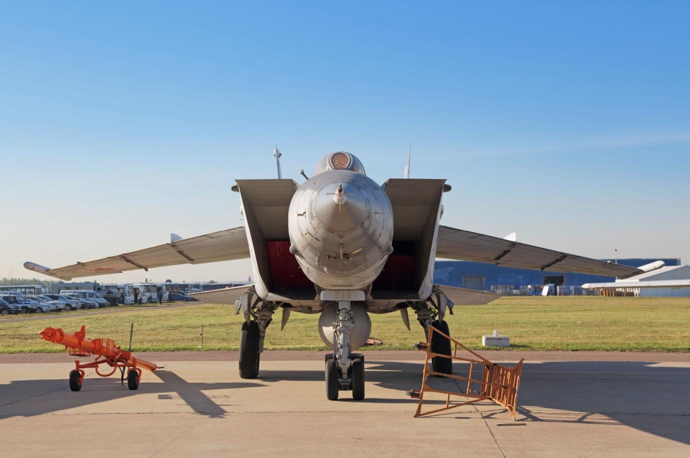 MiG-25 standing on the ground