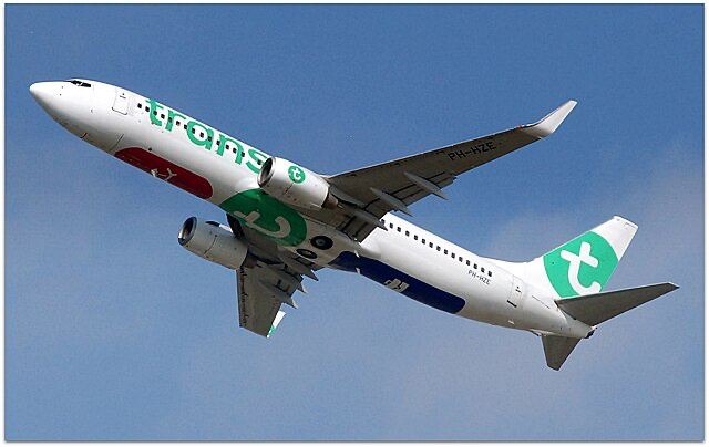 HV TRA Transavia Airlines Boeing 737.