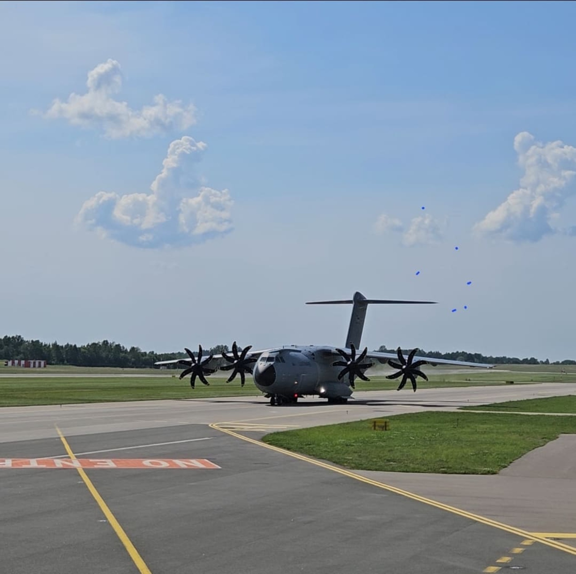 Airbus A400M Atlas aircraft on a runway