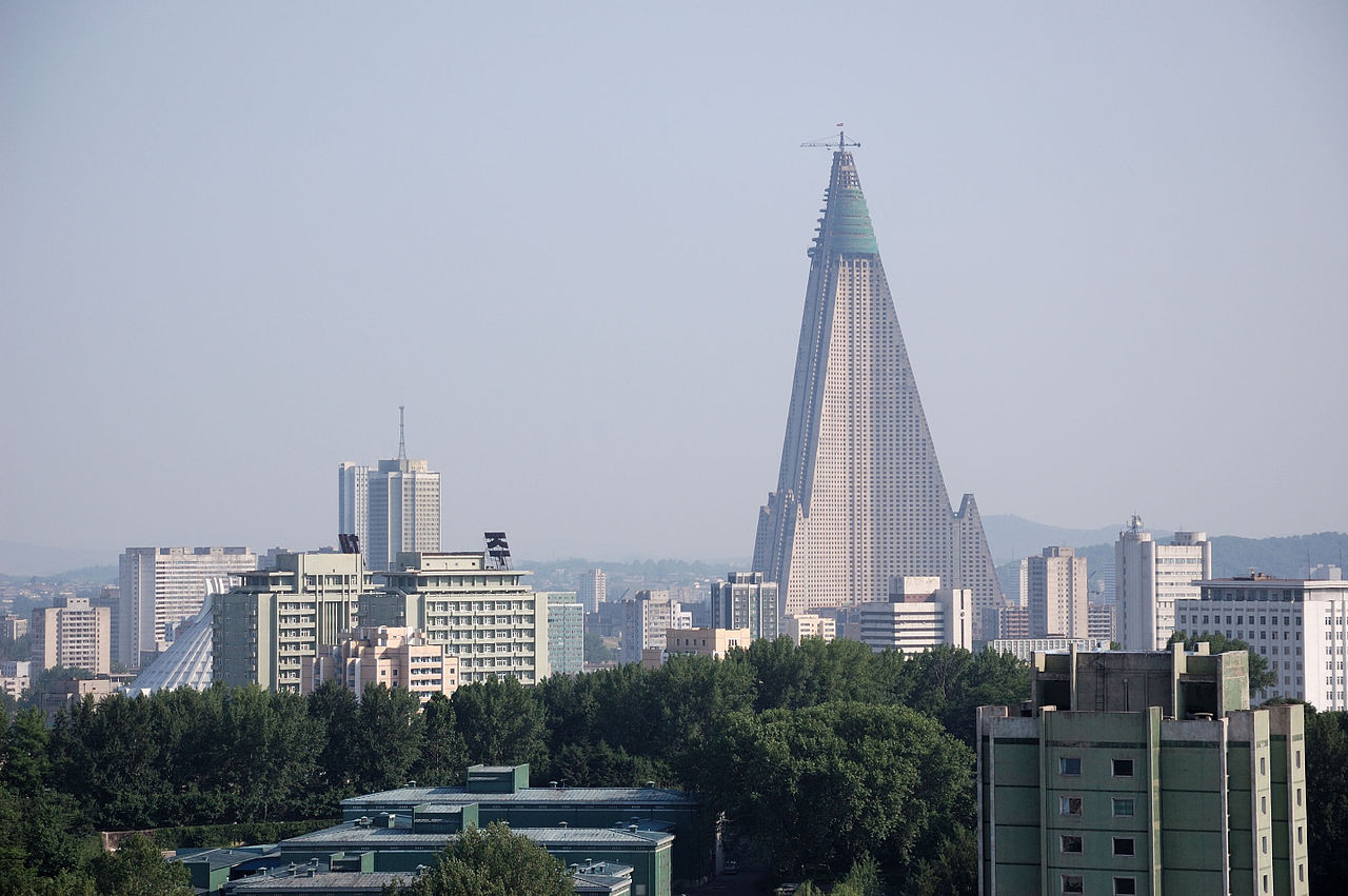Ryugyong Hotel. Pyongyang, North Korea