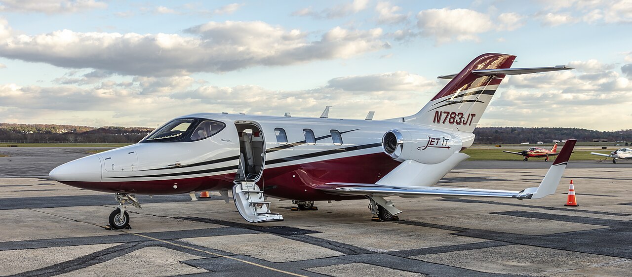 Honda HA-420 HondaJet N783JT at Frederick Municipal Airport, Maryland, USA.