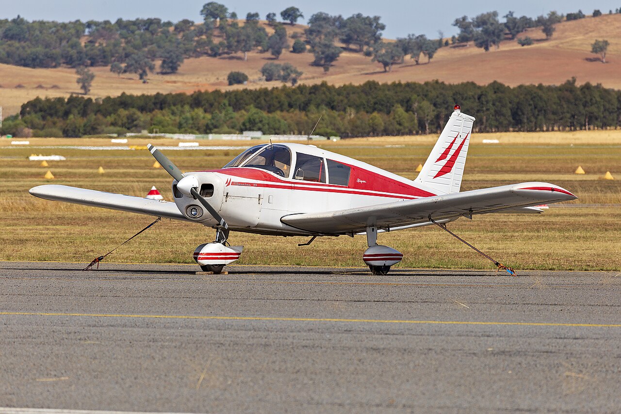 Piper PA-28-140 Cherokee Cruiser (VH-PBE) at Wagga Wagga Airport.