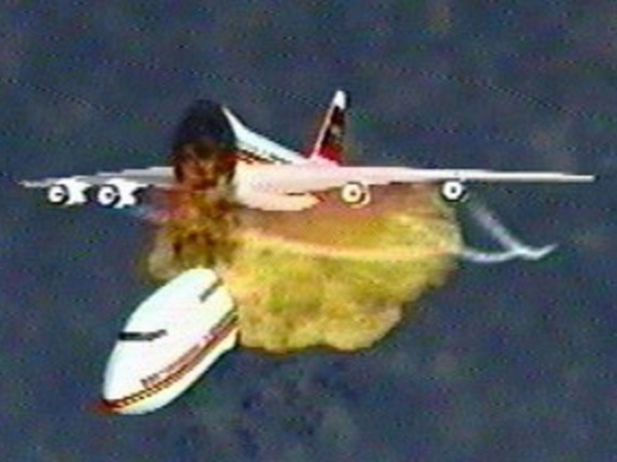 TWA Flight 800 explosion recreation animation