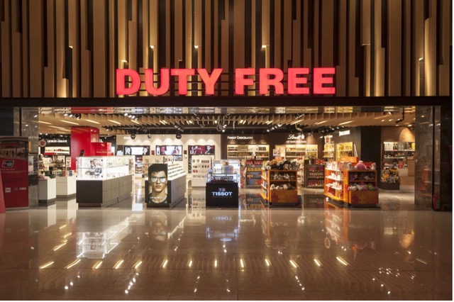 Duty Free Shop in Esenboga International airport.