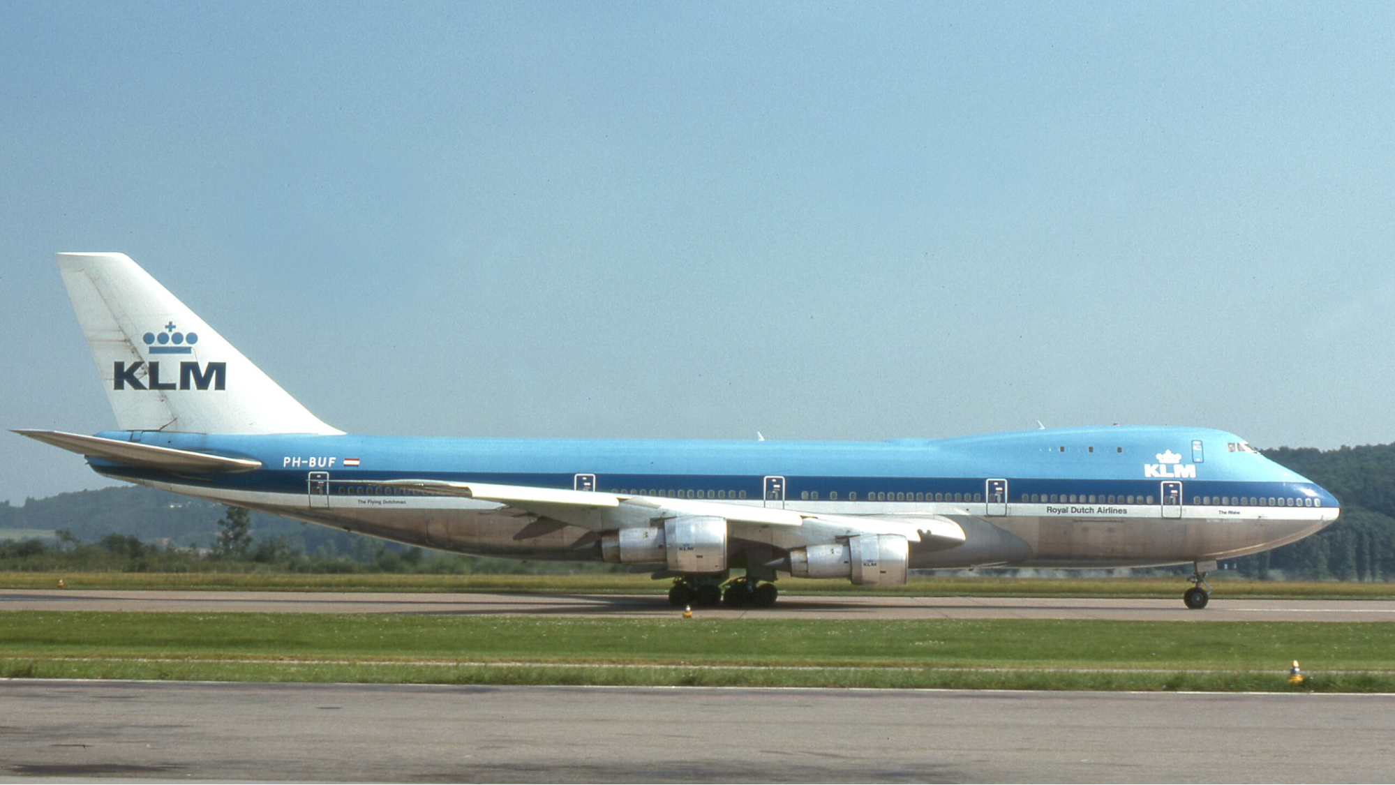 The first plane involved in the crash, KLM Boeing 747-206B (PH-BUF).