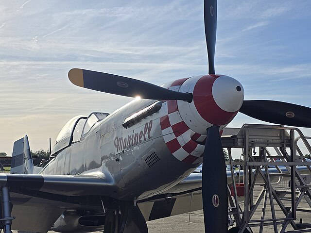 North American P-51 Mustang "Marinell" at Air Legend 2025.