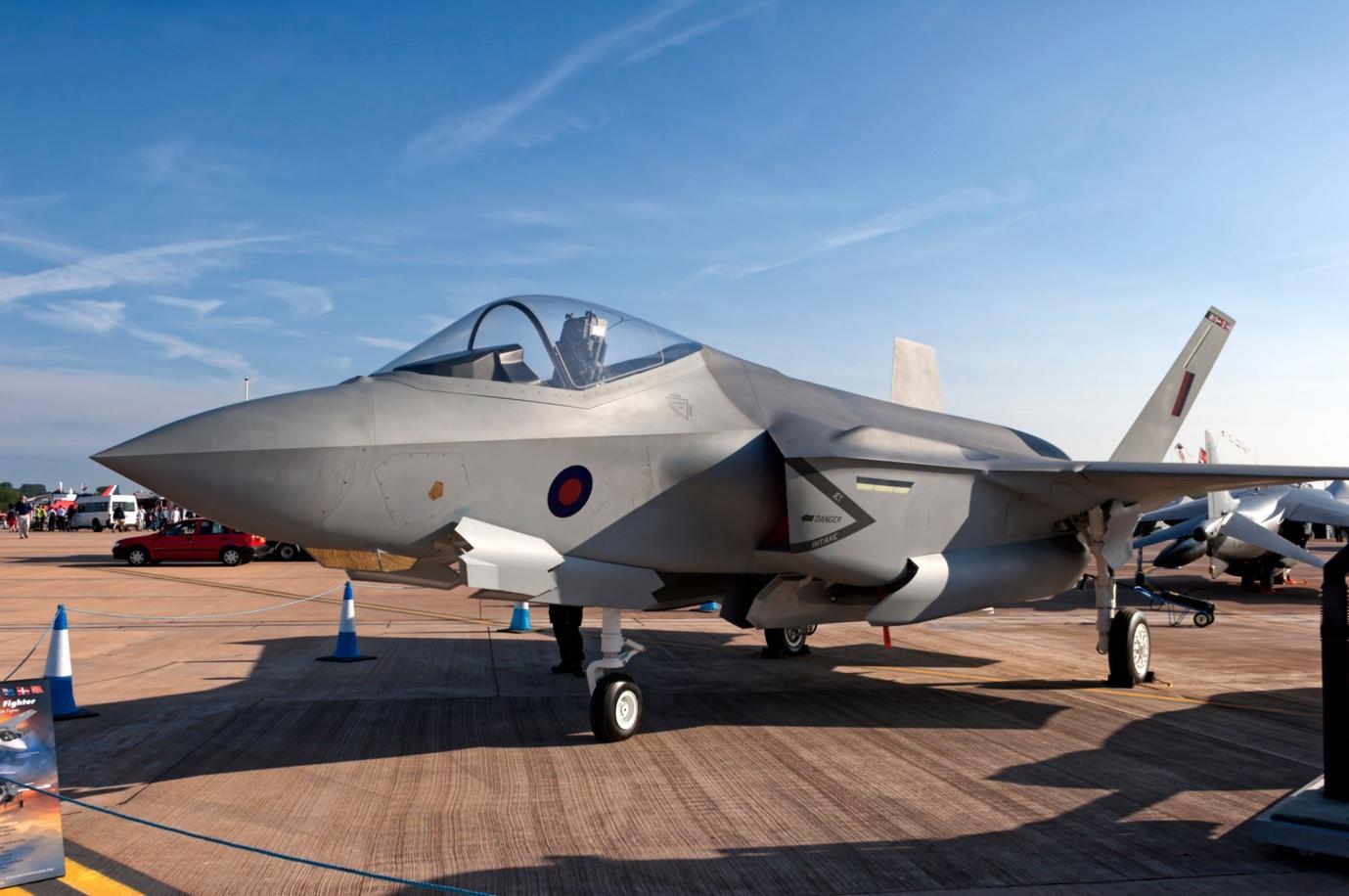 U.S. Air Force F-35 Lightning II jet side view