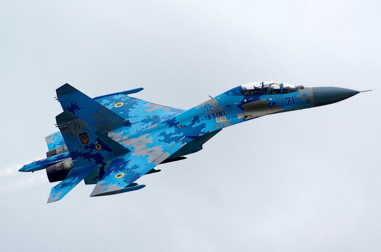 Sukhoi Su-27 in Ukrainian service at Radom Air Show