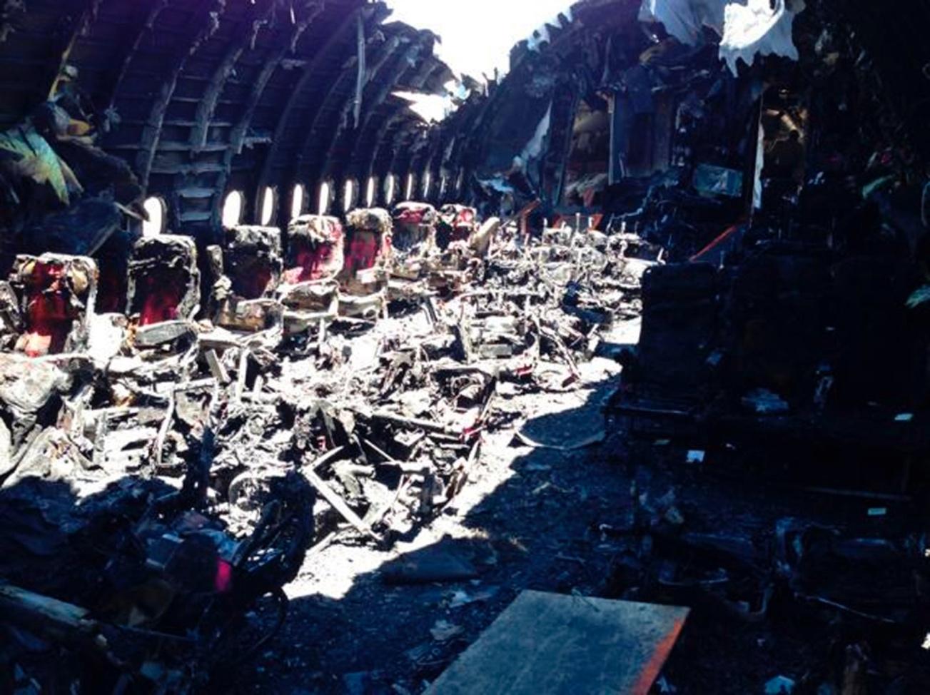 Asiana Airlines Flight 214 wreckage